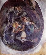 Jules Pascin Three younger girl china oil painting artist
